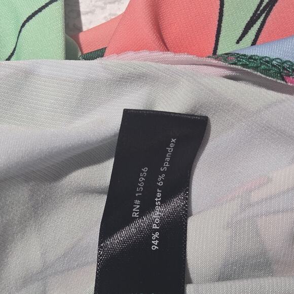 Boston Proper Palma Rainforest Sweetheart Ring Knit Top LARGE Sexy Boho Hippie - Picture 10 of 10